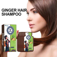 2024 Ginger Plant Extract Anti-Hair Loss Hair Shampoo Natural Hair Loss Ingredients Deep Shampoo Anti Nourishment Q2O6