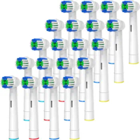 Replacement Toothbrush Heads Compatible with Oral-B Braun Professional Electric Toothbrush Standard Daily Clean Brush Heads