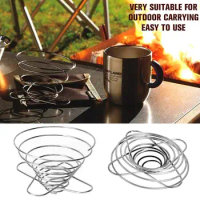 Reusable Steel Coffee Dripper Reusable Coffee Coffee Coffee Baskets Pour Over Dripper Filter Permanent Maker