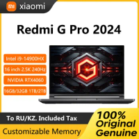 2024 Xiaomi Redmi G Pro Gaming Laptop 16 Inch 2.5K 240Hz E-Sports Screen Netbook i9-14900HX 16GB 1TB