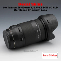 18-400 Lens Premium Decal Skin for TAMRON 18-400mm f/3.5-6.3 Di II VC HLD for Canon Mount Lens Protector Cover Film Wrap Sticker