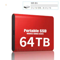 Portable High-speed Mobile Solid State Drive 4TB 8TB 16TB 64TB SSD Mobile Hard Drives External Storage Decives for Laptop