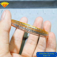Gelang Keroncong Emas isi 6 pcs Kadar Emas 700