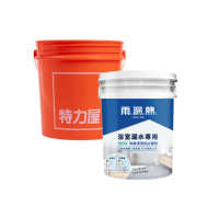 【特力屋】組合 雨漏熱浴室地板浸泡式止漏劑 4kg+萬用水桶17L