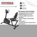 Sepeda Statis Elektrik iReborn Potenza Recumbent Bike - Alat Fitness Rumah