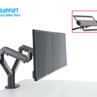 Dual use for Monitor Mount and laptop Desk Stand Fully Adjustable Monitor Holder Gas Spring Monitor Mounting for 17-32'' OZ-2S