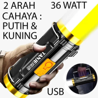 Senter Led 2 Arah 36 Watt / Senter Led Chargeable / Senter Cas Led