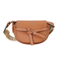 【LOEWE 羅威】Mini Gate小牛皮肩/斜背包（多款任選）