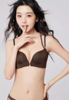 6IXTY8IGHT LERISSA SEAMLESS WIRELESS FRONT CLOSURE BRA PUSH UP WIDE WINGS U-BACK LINGERIE FOR WOMAN 