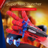 Children Bracelet Launcher Spitting Jet Sticky Wall Soft Bomb Wrist Toy Gun Games for Kids Outdoor Games