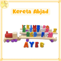 Mainan Edukasi Anak Edutoys Kayu Kereta Huruf Abjad - Belajar Alphabet