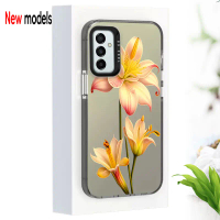 Sarung sarung telefon Samsung M23, 5g / M13, 4G / F23, 5g / F13, 4G, bunga mewah ringkas, kalis keju