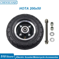 Electric Scooter 200x50 inner tube outer tire with wheel hub for Razor E100 E150 E200 eSpark Crazy Cart scooters