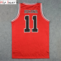 2024 NEWHipJazer Slam Cosplay Shohoku 14Hisashi Mitsui 11 # Rukawa Kaede bola keranjang Jersey sukan