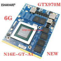 GTX 970M GTX970M N16E-GT-A1 6GB Video Graphics Card DDR5 For DELL M17X M18X R2 R3 R5 For MSI 16F3 16F4 1762 1763 100% test work