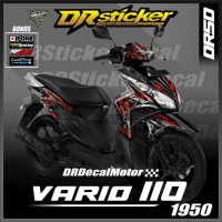 sticker decal vario 110 karbu stiker vario 110 karbu sticker vario karbu fullbody design motif venom