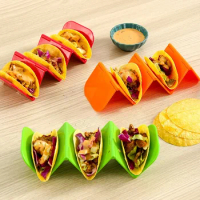 2024 Creative Arrival Mexican Tortilla Holder Cake Tortilla Pancake Holder Wavy Tray Holder for Cafe Kitchen Tableware New