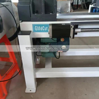 Best GC 5025 Small Cnc Lathe Machine Wood with Rotating Blade for Artware Fabrication