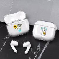 Cute Cat Funny Airpod Cases 3 for 2 1 Pro Pods Gen Air Pods Pro Cover Kawaii Earphone Cartoon Box Coque