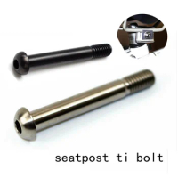 ultralight titanium alloy bicycle seat post bolt for Brompton C line Folding bike seatpost