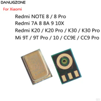 10PCS/Lot For Xiaomi Redmi NOTE 8 Pro K20 K30 9T / Redmi 7A 8A 9 10X / Mi 10 CC9E / CC9 Pro Microphone Transmitter Mic Speaker