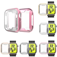 Ultra Thin Soft Slim Watch Cover for Apple Watch Series 4 44/40mm Case All-around TPU Protect Cover for iWatch Accessories
