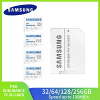 Samsung PRO Endurance TF MicroSD Card 256GB 128GB 64GB 32GB SDXC U3 Class10 For Video Surveillan Car DVR Smartphone