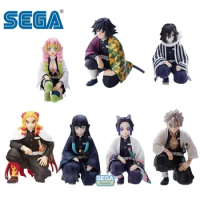 SEGA Original Demon Slayer Tomioka Giyuu Kanroji Mitsuri Squatting PM Anime Action Figures Toys For 