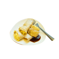 【上野物產】5包共150片 素食全麥 蛋餅皮(1800g±10%/30片/包 素食 早餐)