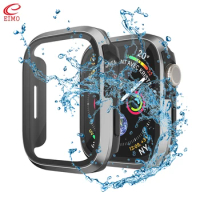 Glass+Metal Case For Apple Watch Ultra 2 49mm case Protector Bumper iwatch series 9 8 7 45mm 41mm se 6 5 4 44mm 40mm cover