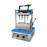 Electric Ice Cream Wafer Cone Making Machine 4 Heads DST-4 FREE CFR BY SEA four a pizza