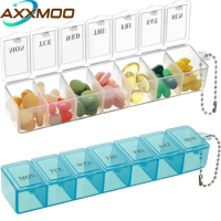 Weekly Pill Organizer, Large 7 Day Pill Box, Daily Vitamin Case Medicine Box,Pill Containers for Medicine Supplements Fish Oil