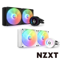 NZXT 恩傑 Kraken 280 Elite RGB 液晶水冷 280mm 一體式水冷散熱器(核心扇 / 保固7年)