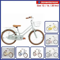 Dominate CT12 / CT16 / CT20 Sepeda Anak City Bike 12 / 16 / 20 Inci Frame Alloy CT16 - Blanc White
