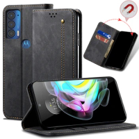 Luxury Leather Flip Wallet Case For Motorola Moto Edge 2021 Card Slot Stand Magnetic Phone Cover for Moto Edge 20 Pro Lite Bag
