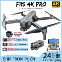 New F11S 4K PRO Drone GPS 5G WiFi 2 Axis Gimbal With HD Camera F11 4K PRO 3KM Professional RC Foldable Brushless Quadcopter