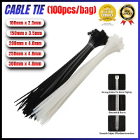 icon arrow left boldicon arrow right bold 分享:  0 (100Pcs) Cable Ties Nylon 4\ 6\" 8\" 10\" 12\" *Bla