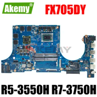 FX705DY FX505DY Laptop Motherboard For ASUS TUF Game FX95D FX505D FX505DY FX705DY Notebook Mainboard RX 560X R5-3550H R7-3750H
