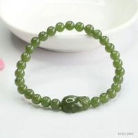 天然和田玉貔貅手串晴水玉石手鍊珠寶