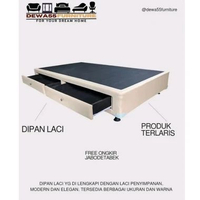 Dipan laci , ranjang kasur , dipan laci tanpa sandaran, ranjang laci 180x200cm