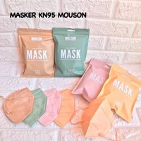 Masker Non Medis Duckbill Face Mask Mouson Pro Isi 10 all Color, Mask Isi 10 All Colour, Careion 4 P