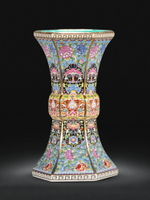 景德鎮陶瓷花瓶擺件琺瑯彩歐式瓷瓶子瓷器現代家居客廳酒柜裝飾品