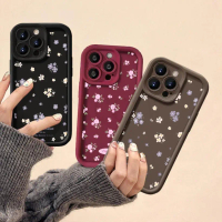 Compatible for Redmi A5 15 15C 13 14C K40 Gaming K30 K20 Pro Redmi Note 15 Pro+ Purple small floral