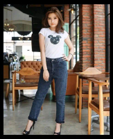 ASEA Celana Boyfriend Jeans Snow Tebal
