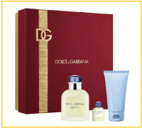 DOLCE & GABBANA 杜嘉班納香水身體乳套裝 LIGHT BLUE GIFT SET (EDT 75ML + EDT 4.5ML + SHOWER GEL 50ML)
