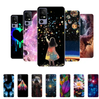 Case For TCL 40R T771K Cover TCL 40R 5G Case Silicone Soft Fashion Girl Flower Back Cover for TCL40R 40 R 5G Phone Cases