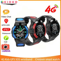 4G Kids Smart Watch GPS LBS Location Tracker Video Call SOS Camera Voice Monitor Children Smartwatch Baby Phone Clock LT32