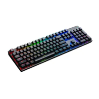 【Lexking】雷斯特 RF-7307 無線光之鍵 RGB 雙模機械式鍵盤(青軸)