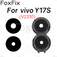 เลนส์กล้องด้านหลัง, สำหรับ vivo Y17S และ V2310, ฝาครอบกระจกกล้องด้านหลัง, พร้อมกรอบและกรอบ, เปลี่ยน