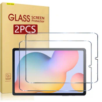 2 Pcs HD Scratch Proof Screen Protector Tempered Glass For Samsung Galaxy Tab S6 Lite 10.4 2024 2020 2022 Screen Protector Film